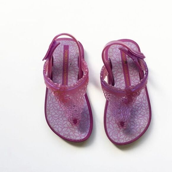 Ipanema purple jelly sandals EUC size 21/6 fits 5 - Picture 2 of 4